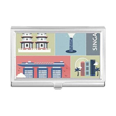 Imagem de Cingapura – Porta-cartão de visita, arranha-céus famosos, porta-céus