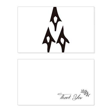 Imagem de Bone Inscription Personagem de sobrenome chinês QI Cartão de agradecimento Papel de Aniversário Agradecimento Casamento