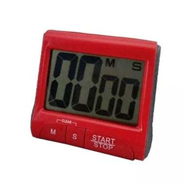 Imagem de CRONÔMETRO DIGITAL DE COZINHA TELA GRANDE (VERMELHO)
