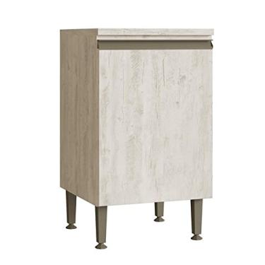 Imagem de Balcão Simples 1 Gaveta 50cm Greta Irm Crema