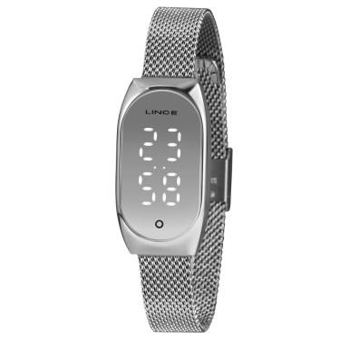 Imagem de Relógio LINCE feminino prata digital LDM4706L SXSX