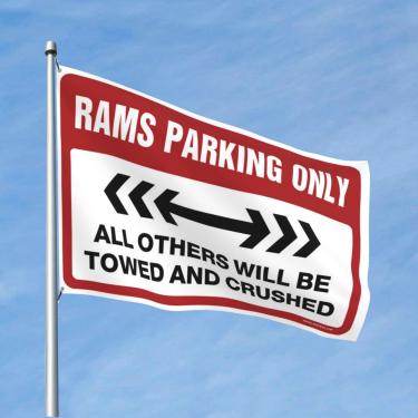 Imagem de CakJuice Coisas para quarto de meninos carneiros estacionamento apenas bandeira decoração de porta de quarto decoração (tamanho: 60X90CM)