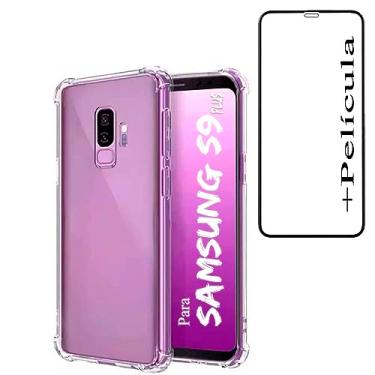 Imagem de Kit Capa Capinha + Pelicula Para Samsung Galaxy S9 Plus 6,2 Polegadas Anti Impacto - Alamo