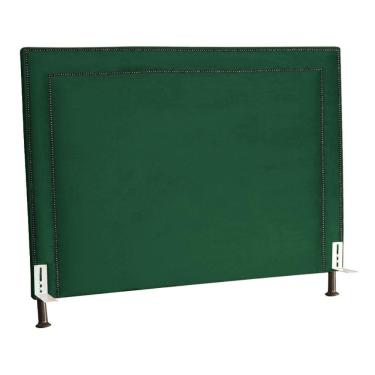 Imagem de Cabeceira Cama Box Casal Super King 195cm Viviane Veludo Quarto - Estopar