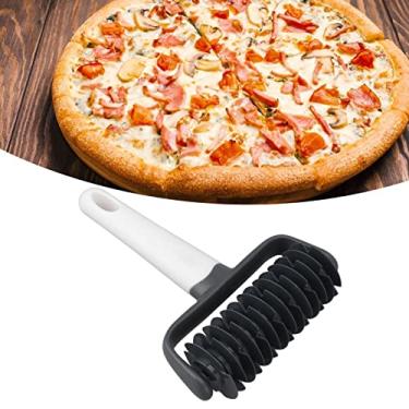 Imagem de Cortador De Rolo De Treliça De Aço Inoxidável OKJHFD, Cortador De Treliça De Pizza Cortador De Rolo De Treliça De Pastelaria Com Alça Longa Para Pão De Pastelaria DIY Massa De Pizza Bolo De Pizza Bisc