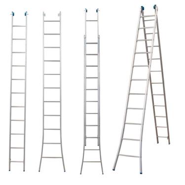 Imagem de Escada De Alumínio Extensível Dupla 11 X 2 Degraus Alumasa