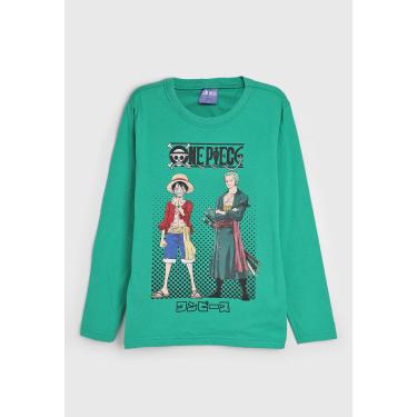Imagem de Infantil - Camiseta Brandili One Piece Verde Brandili 55559 menino