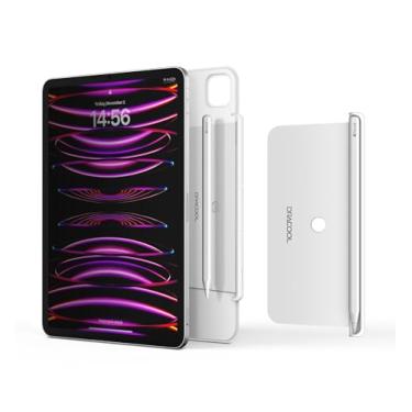 Imagem de Dracool Suporte para Apple Pencil Pro/Apple Pencil 2ª geração compatível com Magic Keyboard, Smart Folio e outras capas magnéticas para iPad Pencil Case de 6,5 polegadas - Branco