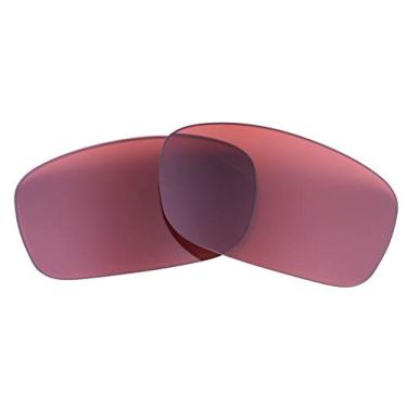 Imagem de Lentes de reposição polarizadas compatíveis com óculos de sol Oakley Chainlink oo9247 - fabricadas nos EUA - rosa polarizado