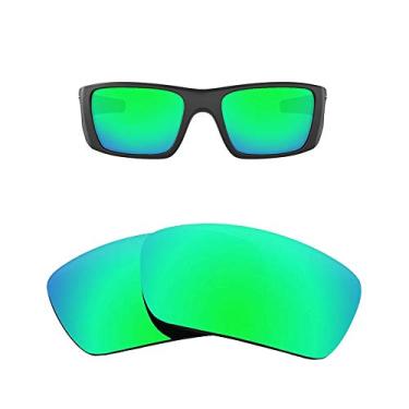 Imagem de HiCycle2 Lentes de reposição para óculos de sol Oakley Fuel Cell Polarized-Várias opções com pano de lente, Verde