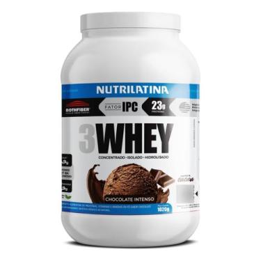 Imagem de Whey Protein 3W Sabor Chocolate Intenso 1020G  Nutrilatina