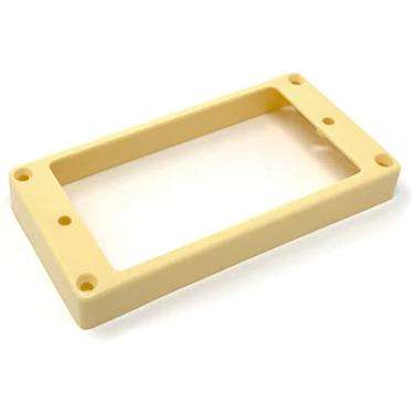 Imagem de Vintage Forge Anel de montagem Humbucker de fundo plano creme, inclinado (11 mm-12 mm) compatível com guitarras Epiphone HR140F-CRM