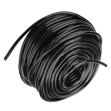 Imagem de Mangueira de irrigação de água de jardim de plástico PVC flexível, resistente e resistente ao envelhecimento, para gramado, uso industrial (50 m)