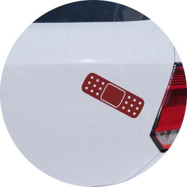 Imagem de Adesivo de Carro Band Aid Curativo - Cor Amarelo - Melhor Adesivo, Vin