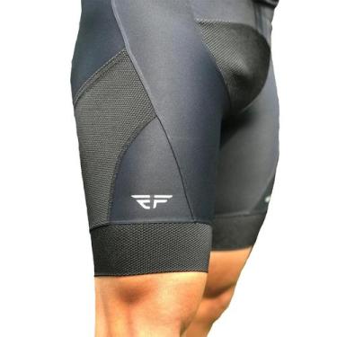 Imagem de Bermuda Compressão Corrida Pro Racing Preto Carbon Elite - ElementFit,