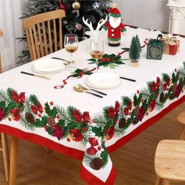 Imagem de Toalha De Mesa Para Ceia Natalina Vários Tamanhos Estampas Sortidas Na