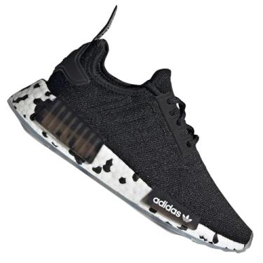 Imagem de adidas Tênis NMD_R1 Junior Core Preto/Nuvem W, Núcleo preto/nuvem/branco nuvem, 5 Big Kid