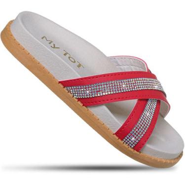 Imagem de Chinelo Feminino Sandalia Papete Infantil Juvenil e Adulto Confortável