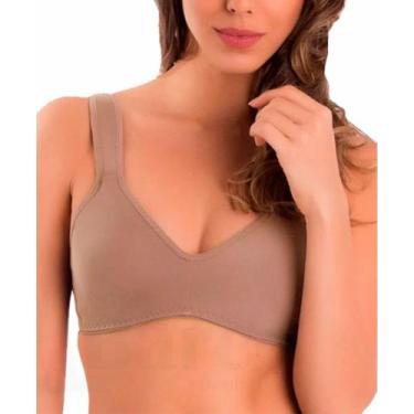 Imagem de Sutiã Plus Size Reforçado 111714 Alças Largas Soutien Duloren, Castanh