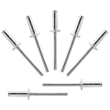 Imagem de ALLCLEAN 200 rebites cegos de alumínio de 5/81.3 cm x 1/5.1 cm, 4 rebites pop de 12 mm, cabo de alumínio e mandril de aço