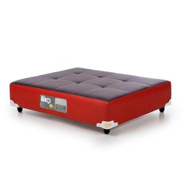 Imagem de Cama Pet Bed Marrom/Vermelho 100x80x19cm - Castor