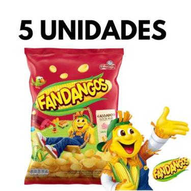 Imagem de Kit Salgadinho Fandangos Presunto 37g com 5 unidades - Elma Chips