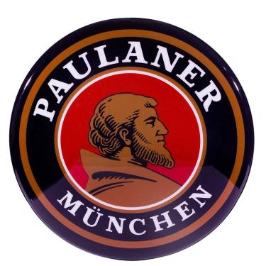 Imagem de Luminoso de Parede Cerveja Paulaner Retrô Vintage para Bar, Garagem, Churrasqueira, Espaço Gourmet