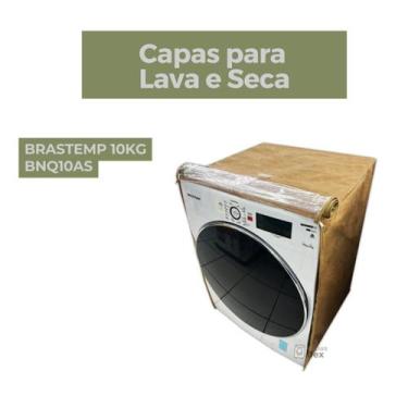 Imagem de Capa para secadora brastemp 10kg transparente flex - Capas Flex, Bege