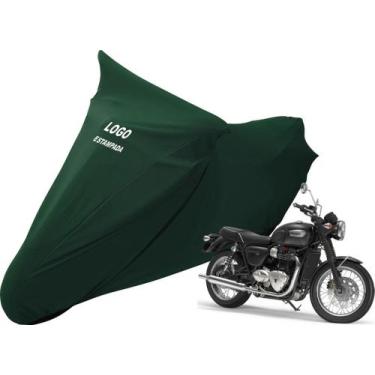 Imagem de Capa Para Moto Triumph T 100 T 120 Alta Durabilidade - Mz, Verde