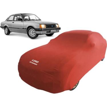 Imagem de Capa De Tecido Para Carro Chevrolet Chevette Luxo - Mz, Vermelha