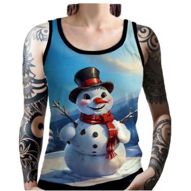 Imagem de Camise Camiseta Tshirt Natal Festas Boneco de Neve Noel 1 - Enjoy Shop