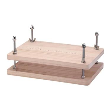 Imagem de shamjina Placa de ligação para livros, imprensa de madeira, faça você mesmo, máquina de encadernação, ferramenta para entusiastas de escritório, notebook, Madeira