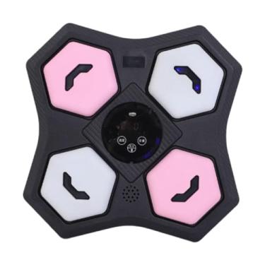 Imagem de Pegciuho Máquina de boxe eletrônico, alvo de parede, música iluminada, brinquedos esportivos para treino