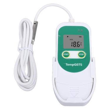Imagem de Registrador de Dados de Temperatura de Cadeia Fria, PDF CSV USB 2.0 USB Registrador de Dados Digital de Temperatura e Umidade Geladeira Médica Com Sonda Externa para Refrigerador