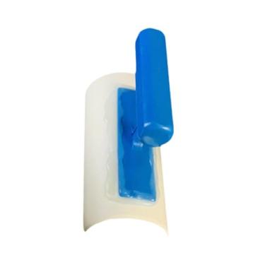 Imagem de Baoblaze Colher de pedreiro para reboco Ferramentas de concreto com cabo Ferramenta manual Colher de pedreiro para drywall Ferramenta de reboco Colher de, M