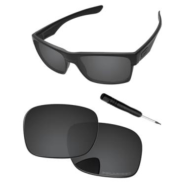 Imagem de PapaViva Lentes de substituição e chave de fenda para óculos de sol Oakley TwoFace OO9189, Preto, cinza, TwoFace