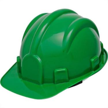 Imagem de Capacete Com Carneira Prosafety Plastico Verde Wps0874