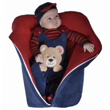 Imagem de Saída de Maternidade Urso Marinho Plush 4 Peças - Tieloy, P