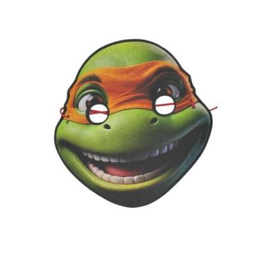 Imagem de Máscara Realista E.v.a 3D Infantil Tartarugas Ninjas - SGB MODAS, Mich