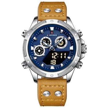 Imagem de Relógio Digital Masculino Esportivo Luminoso Impermeável Dual Display 