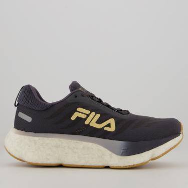 Imagem de Tênis Fila Float Maxxi 2 Cinza e Dourado  masculino