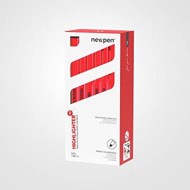 Imagem de Marca-Texto Up, Pastel Vermelho, 12 Unidades, Newpen