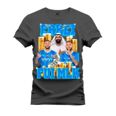 Imagem de Camiseta T-Shirt Unissex Eestampada Algodão Neymar Errei Fui mlk - NoB