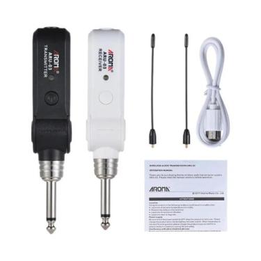 Imagem de Receptor Transmissor De Sistema De Guitarra Sem Fio UHF Recarregável P