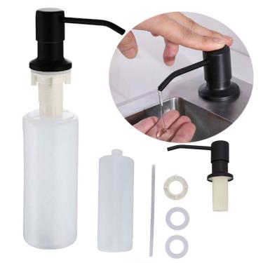 Imagem de Dispenser Pia Dosador Embutir Sabao Liquido Detergente Sabonete Bar Cozinha Restaurante Lavabo Pia C