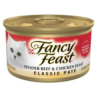 Imagem de Comida úmida para gatos Fancy Feast, carne tenra e patê de frango 85g