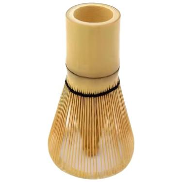 Imagem de Batedor de bambu Matcha com 120 pontas, batedeira feita à mão para preparação de chá, batedor de bambu de 10 x 5 cm