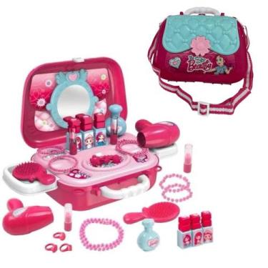 Imagem de Brinquedo Kit Maleta/Bolsa De Maquiagem Para Crianças Infantil 2 Em 1 