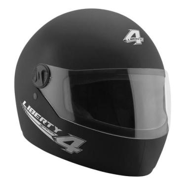 Imagem de Capacete Para Moto Integral Pro Tork Liberty Four Preto-fosco Solid Ta
