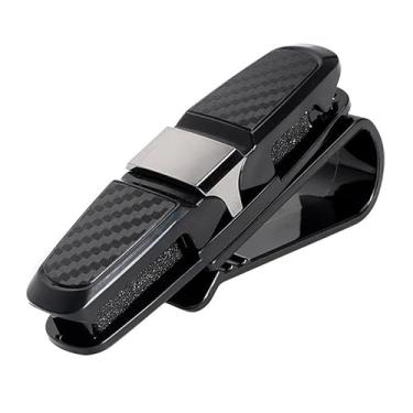 Imagem de Porta Óculos Suporte Veicular Clip para Prender Celular no Carro Cor Preto com Fumê Karbox 9,7cm